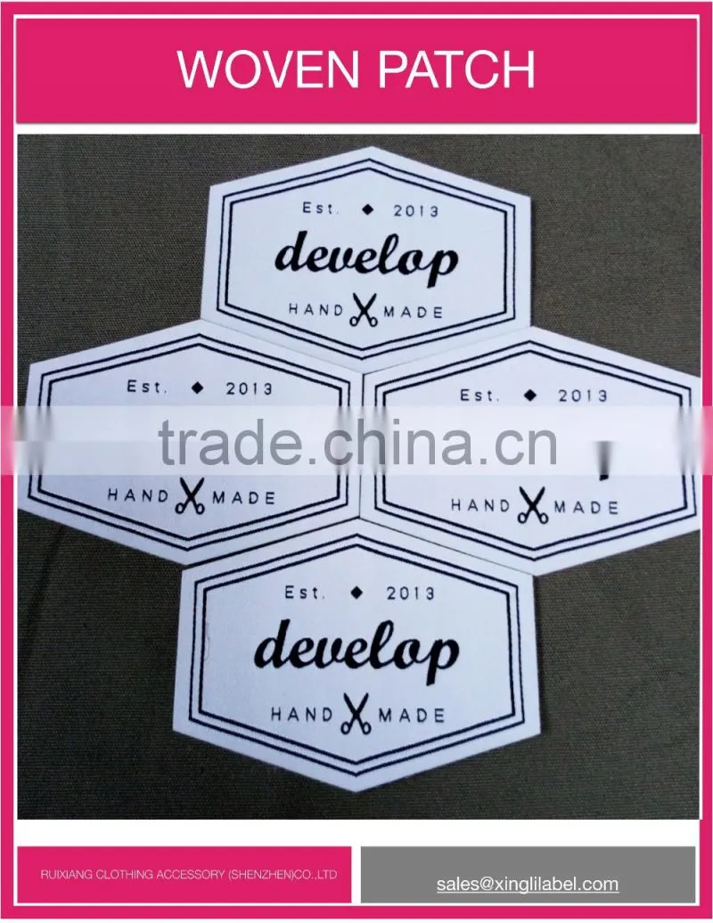 Manufacturer of High quality woven label for clothing
