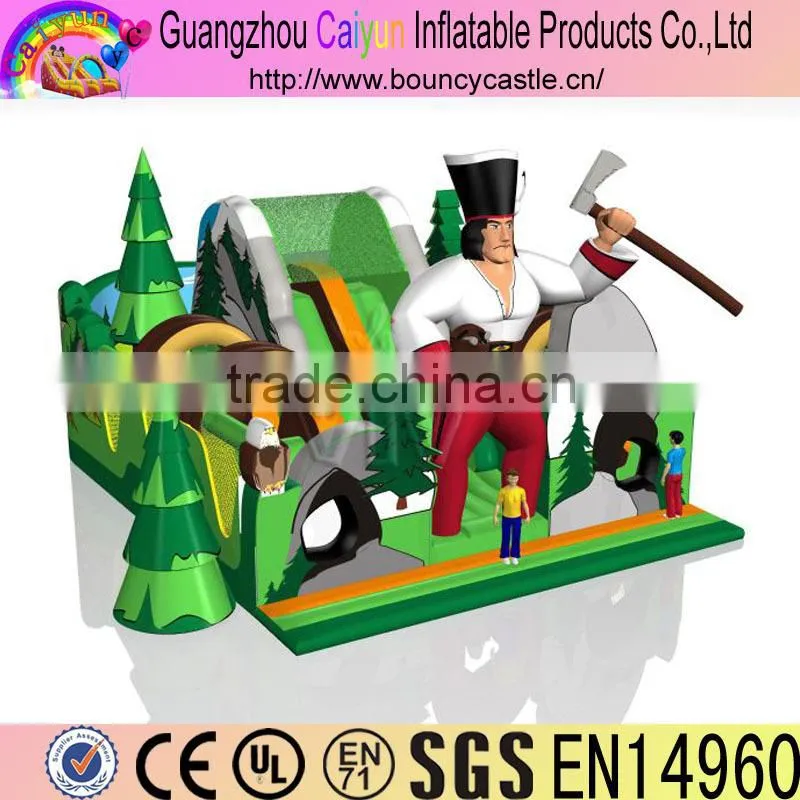 New Design Forest Inflatable Obstacle Amusement Park