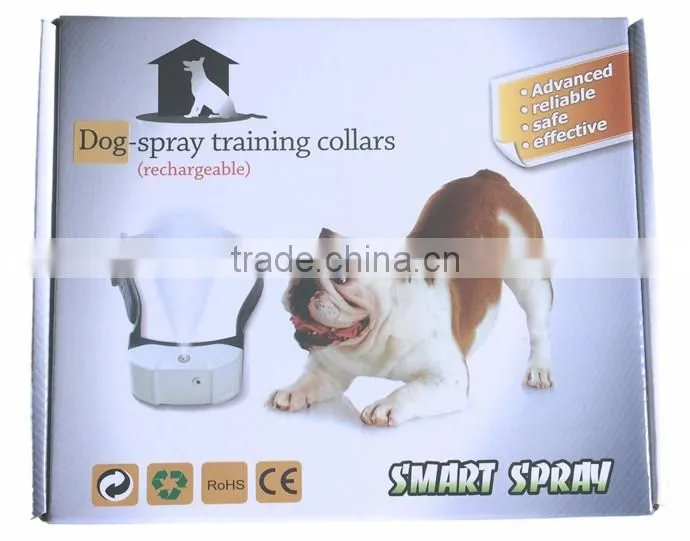 Rechargeable Mist-spray Anti bark dog control collar