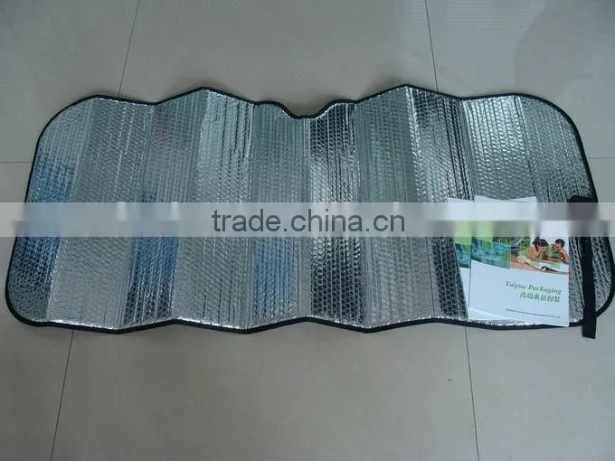 aluminum bubble foil car sunshade