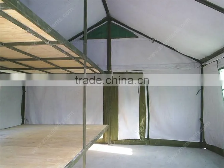 waterproof and windproof for refugee camp relief military tent