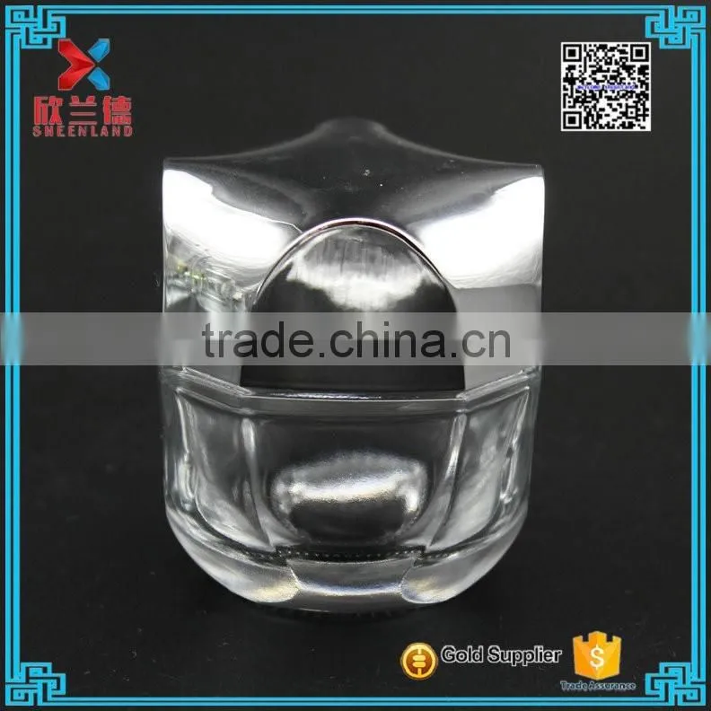 luxury silverly twist off cap for cream jar