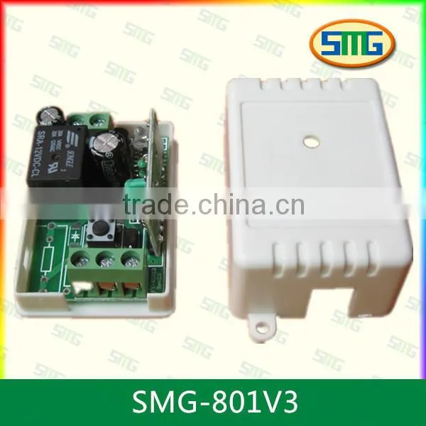 12v rf 315/433Mhz interlock wireless remote control relay switch SMG-801