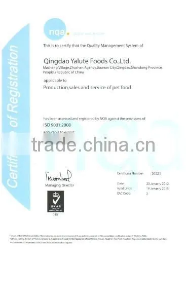 wholesale natural dry rabbit and kiwi bit pet dog Snack