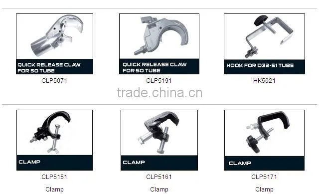 Hand light hook for truss system, lighting clamp, easy to assemble!
