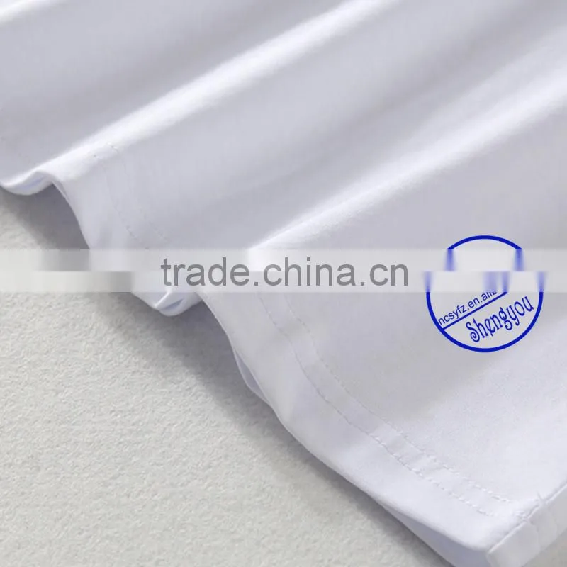 custom 2015 new design mens white printed t shirt design wholesale china