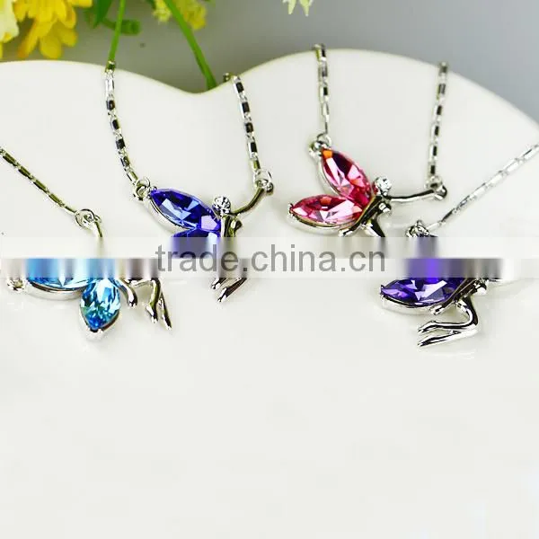 925 silver blue sapphire pendant