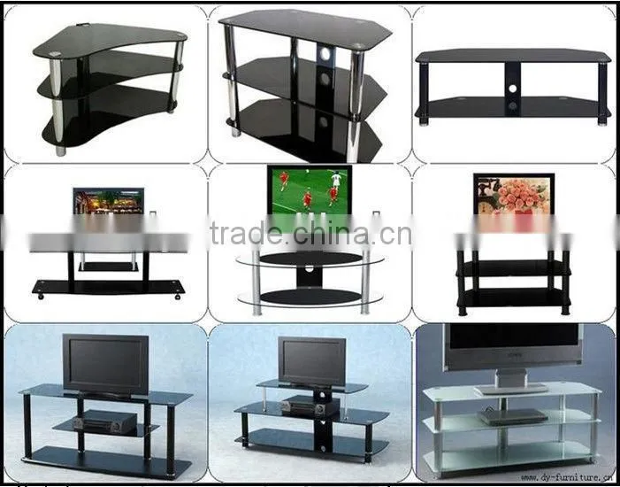 Factory direct sale Modern design TV stand with rack for sale