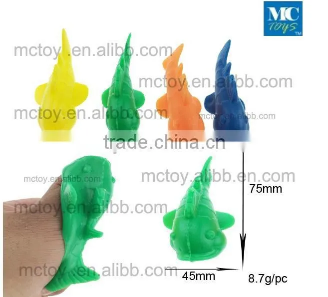 Tpr sticky flying fish toys colorfuls water ball toys