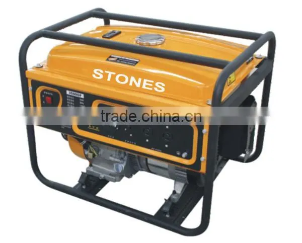 Competitive price gasoline 3kw generator set 1 year warranty