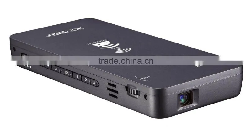 WIFI + Miracast + HDMI + USB + Micro SD mini wireless projector for children education(SMP7044)