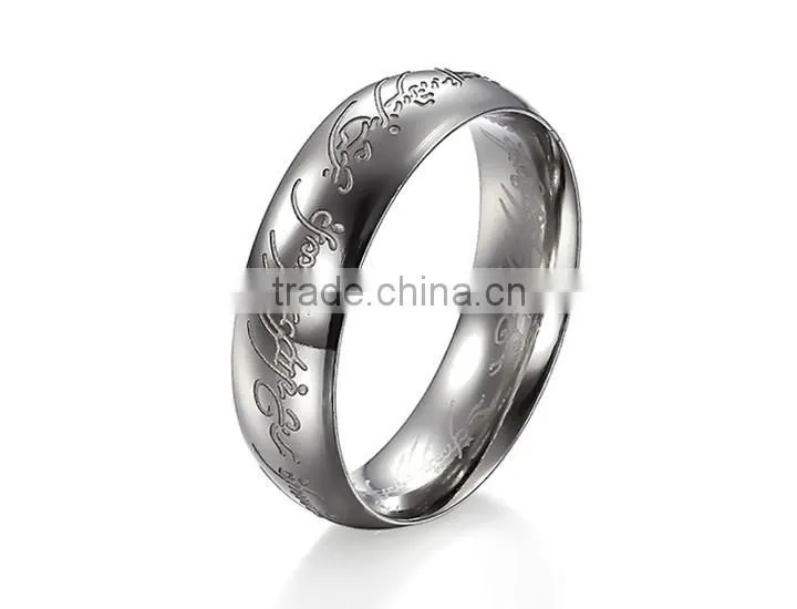Best Selling Products Fashion Stainless Steel Dubai Design Silver Ring