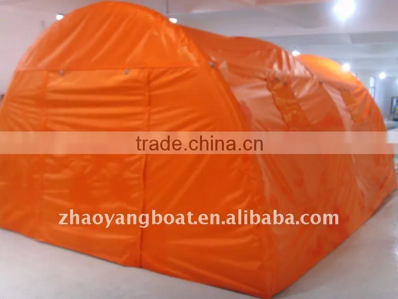 Inflatable tent