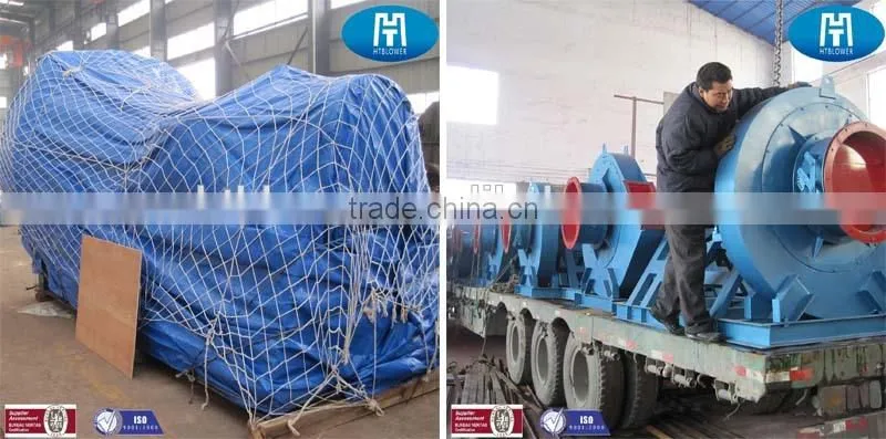High pressure antiwear centrifugal fan for Metallurgy ventilate