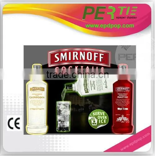 acrylic sheet scrap advertising player advertising display stand -pop standee or billboard new led