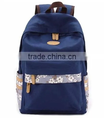 Hot sale hot style canvas backpack china supplier