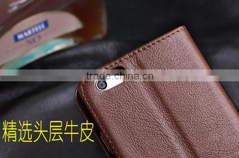 2015 Wholesale Phone Case For Business Men Plain Leather Case For iPhone 6