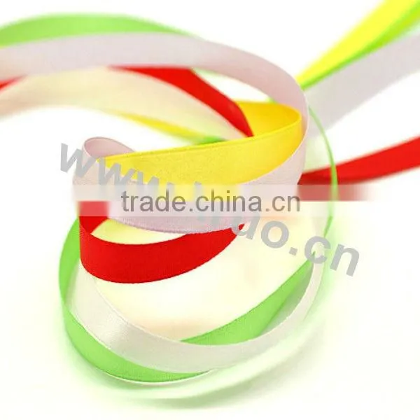 100% Polyester Single Face Satin Garment Label Fabric