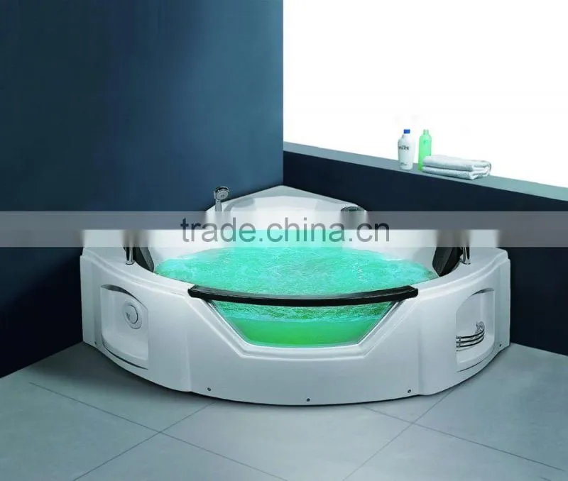 Conner Massage Glass Tub whirlpool and massage bathtub Bathroom jaccuzi Q312