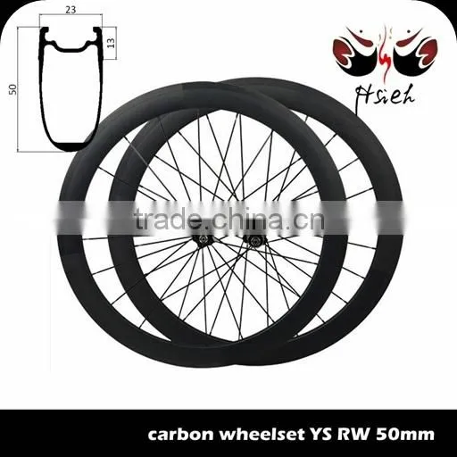 700C 50mm carbon lightweight wheels clincher, tubeless carbon lightweight wheels road bike wheels