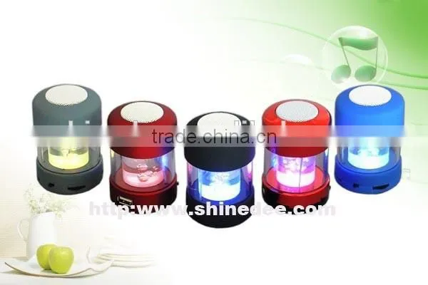Lighting bubble speaker,rechargeable portable radio speaker(SP-360)