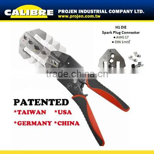 CALIBRE 8.7" For Spark Plug Connector Ratchet Crimper Plug Crimper Ratchet Crimping Plier crimping tool