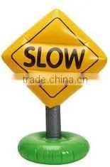PVC durable and portable inflatable traffic sign