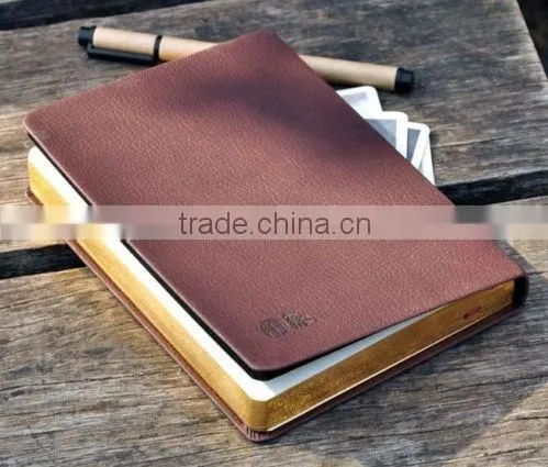 Vintage PU leather classic notebook blank diary, View PU leather notebook