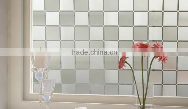 One way vision window tint film decorative static cling window film