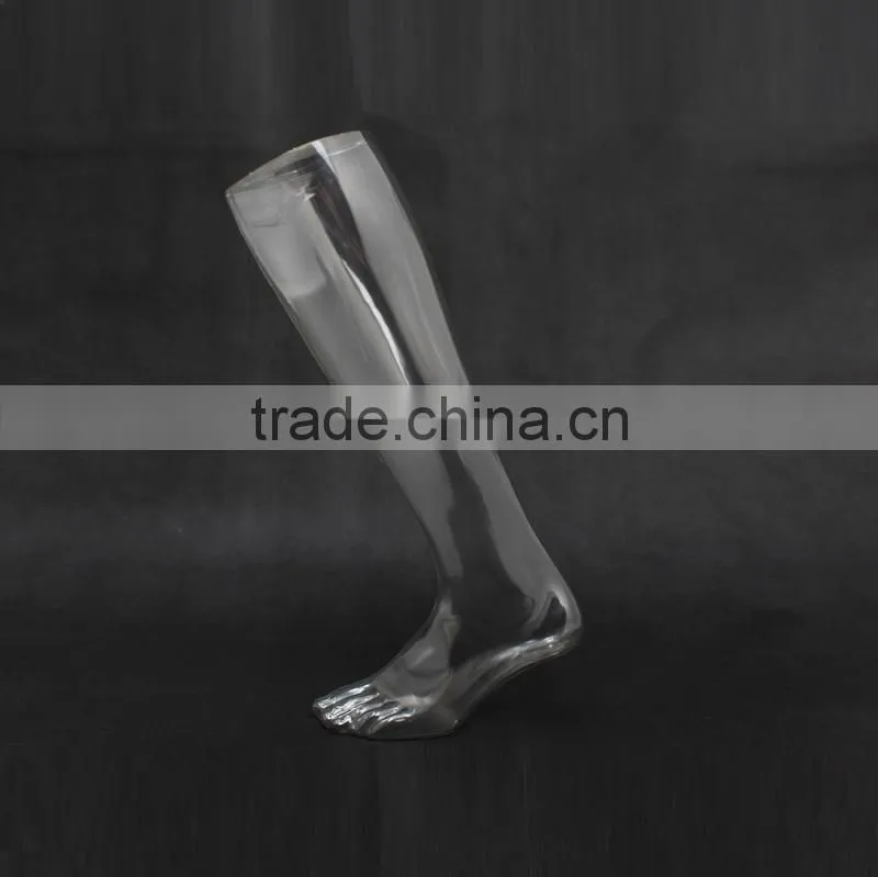 Top PC transparent leg plastic female leg mannequin