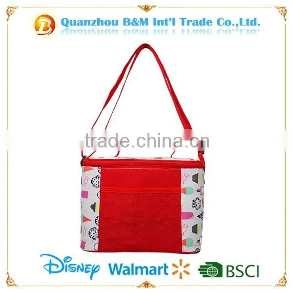 6-pack lunch Cooler tote bag for forzen food