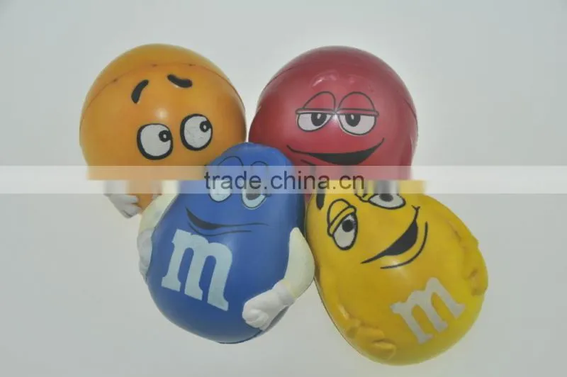 Hot selling PU candy shape stress toy
