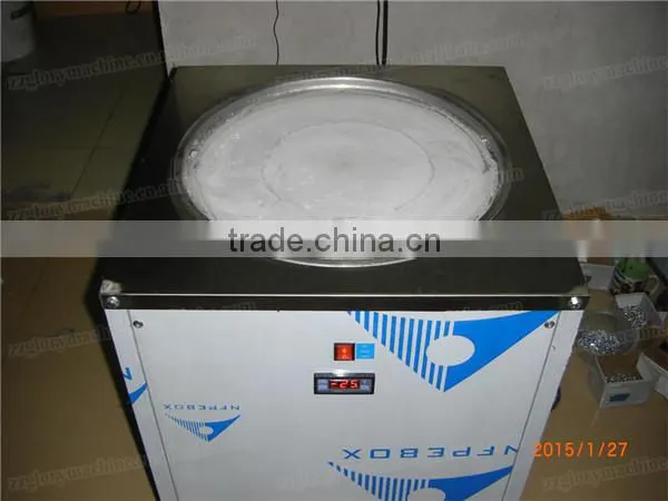 Hot sale 2015 Thailand single pan fried ice cream rolled machine