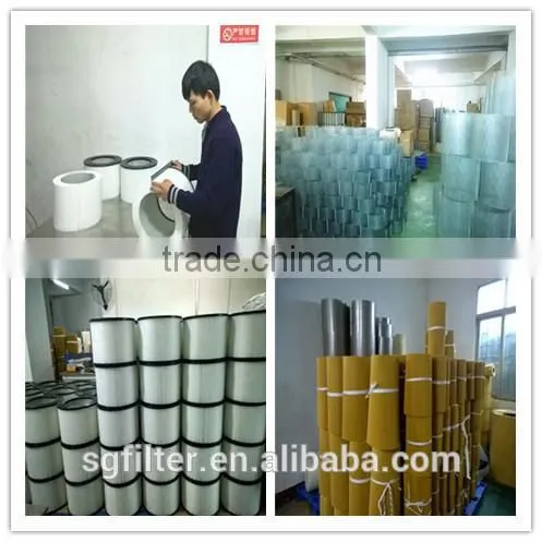 DD17 Best sell air filter hepa cartridge filter filter cartridge for atlas copco compressor