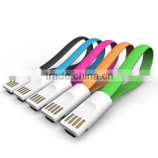 Magnet micro usb cable with magnetic plugs for all kinds of smart phones