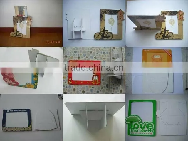 Simple portable Cartoon stand paper photo frame