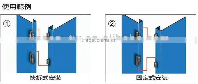 HL-203-4 industrial cabinet offset insert type hinges