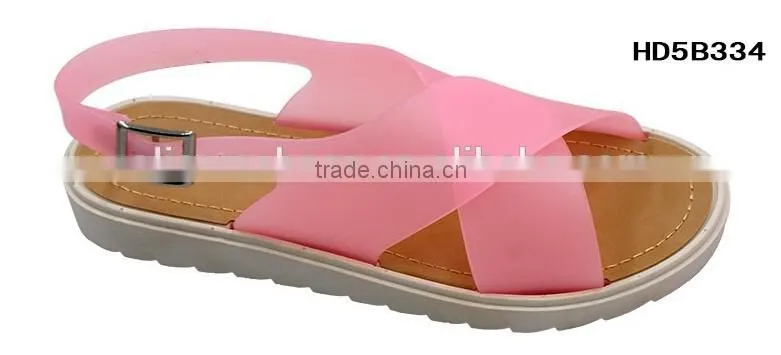2016 Hottest Sale Jie Yang Summer Lady PVC Slipper Women PCU Sandals Fashion Shoes
