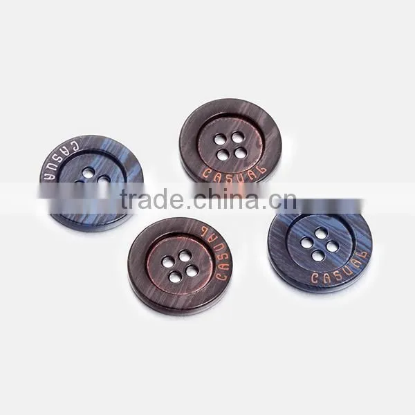 Wholesale colorful 4 holes sewing type shirt button
