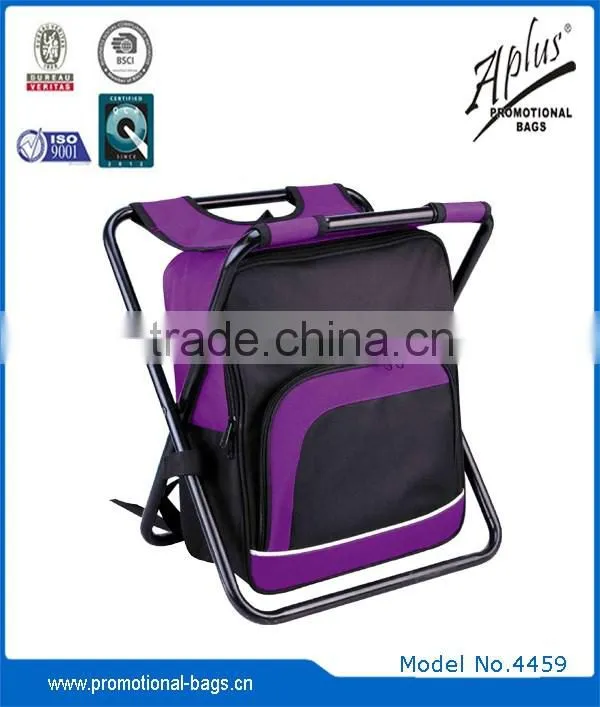 owning chair and folding cooler backpack
