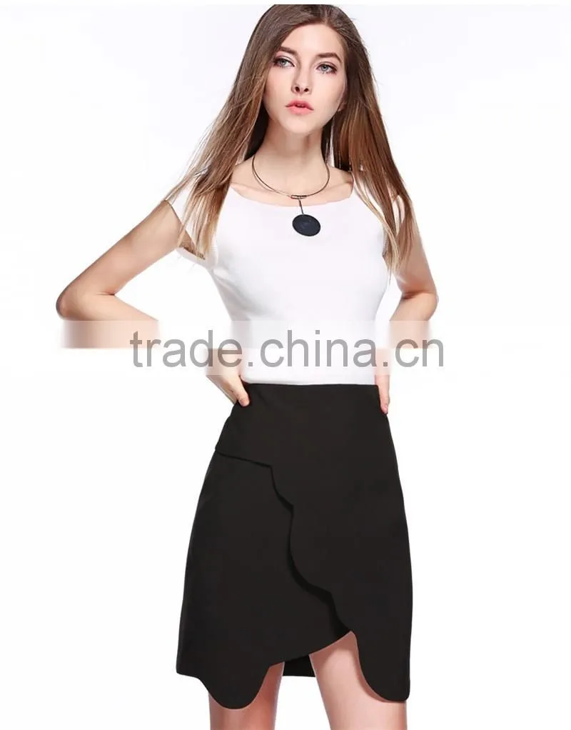 Fashion Korea Boat Neck Women Ladies Knitted Slim T Shirt Sleeveless Blouse Ladies Casual Tops latest design