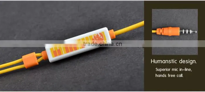 China supplier heavy bass carton funny cute earphone for children student