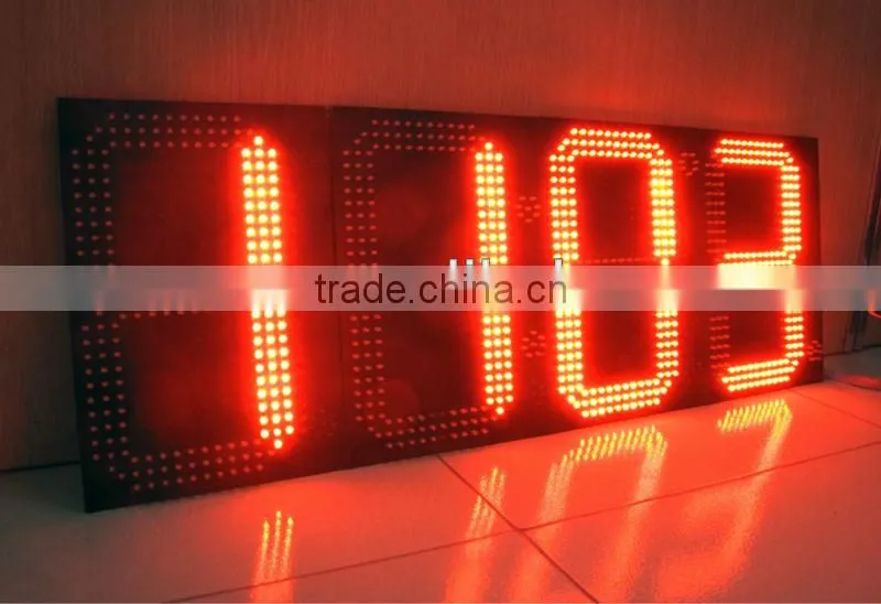 popular/good price PH16 led digital clock display/led digital clock red display
