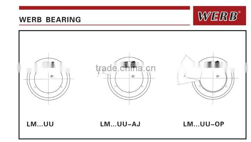 Linear Bush Series LM10UU Linear Bearings