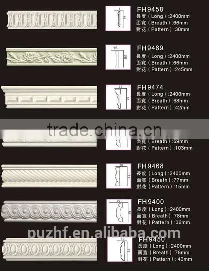 FR8115 PU Ceiling moulding / /Home Ceiling moulding/PU ceiling rail