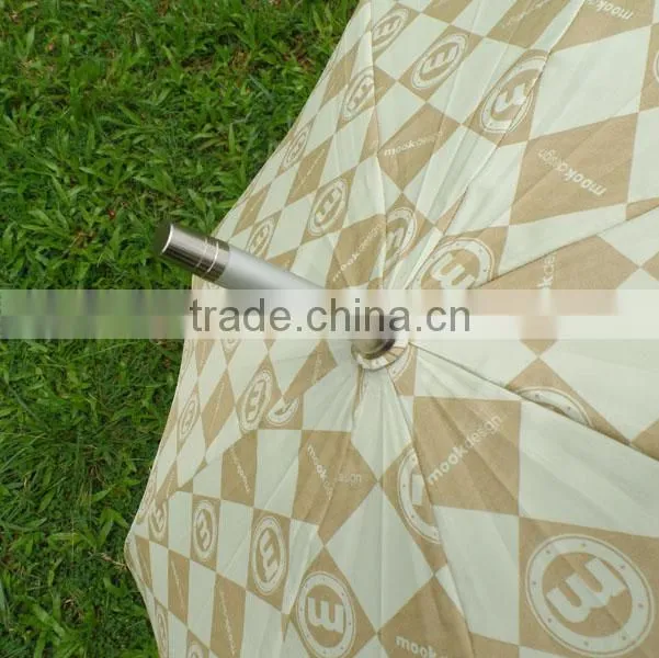 heat transfer printing auto open sun golf umbrella