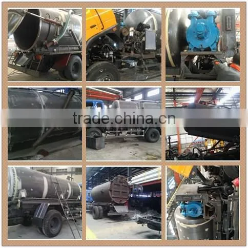 Hot selling best price small 4*2 durable quality sewage suction tanker truck