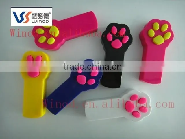 interactive laser pointer WIN-1922 Mouse shaped Red dot laser beam laser pointer flexible led light