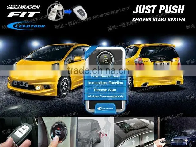 Anti-theft Car Alarm System with Remote Starter and Push Start Button System for Toyota Prius