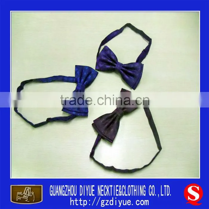 100% polyester light red decorative bow tie